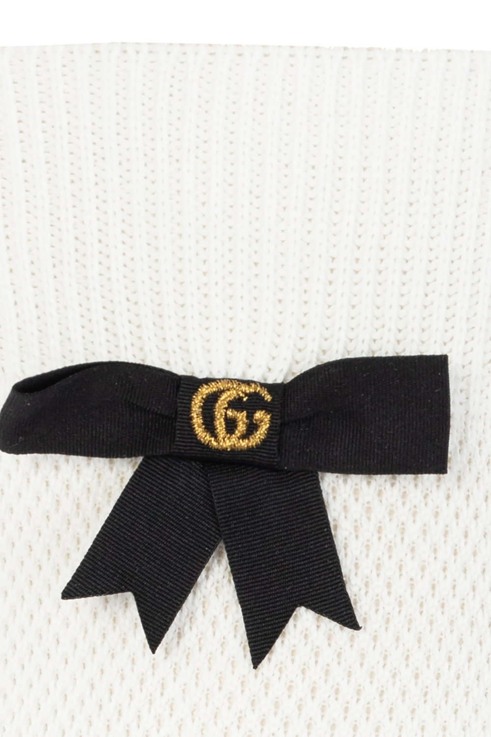 gucci suede Socks with bow